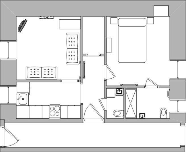 One Bedroom Flat, Very Close To Town Center. Обан Экстерьер фото